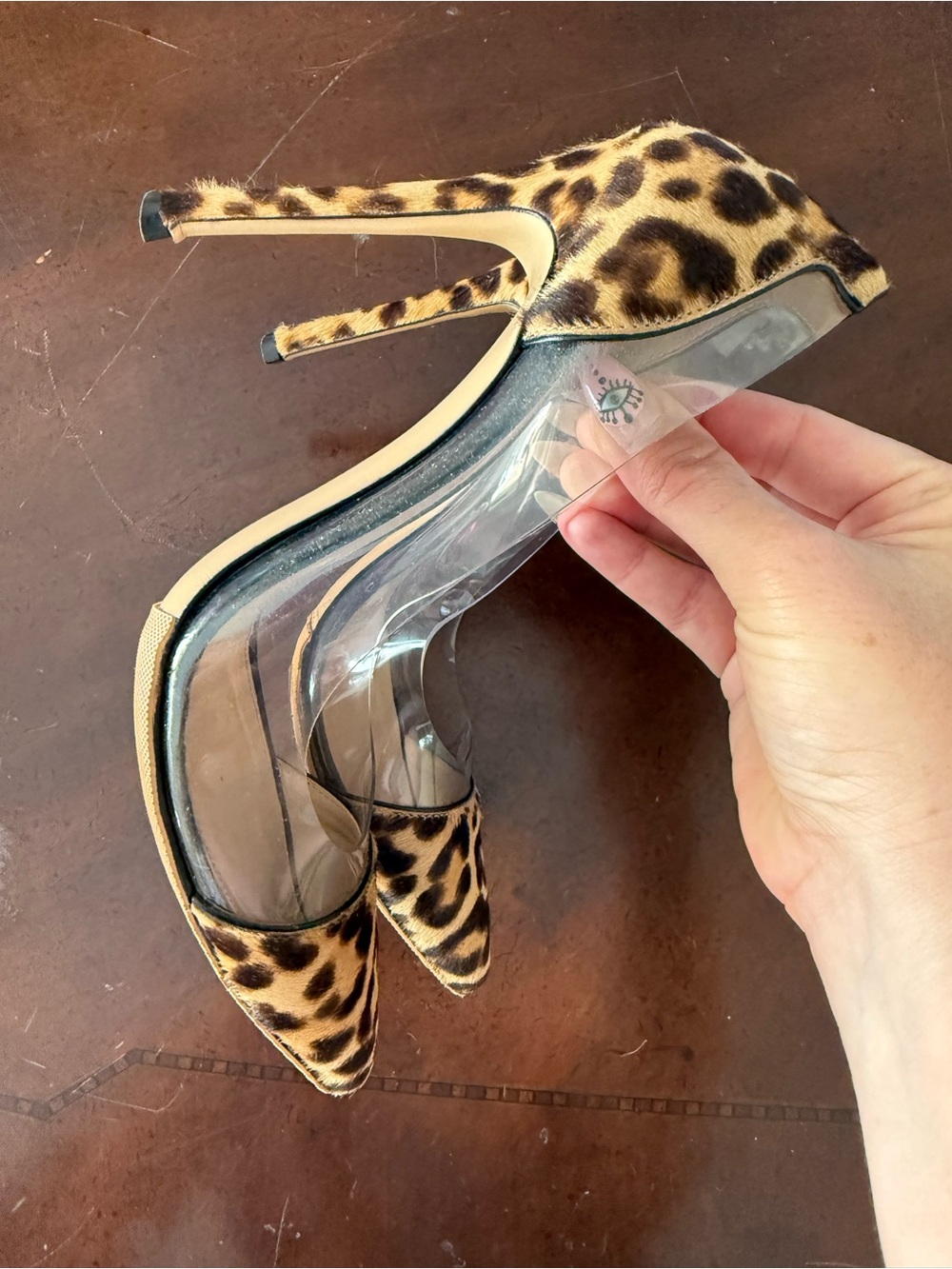 ✨SALE ✨Gianvito Rossi leopard detailed heeled shoes ✨SALE ✨ - Picture 7 of 14